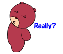 Iyashi-Kuma English Version sticker #11690224