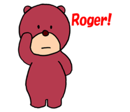 Iyashi-Kuma English Version sticker #11690225