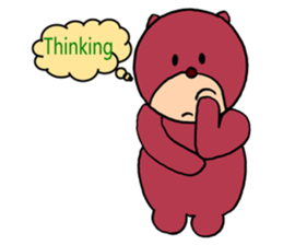 Iyashi-Kuma English Version sticker #11690227