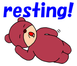 Iyashi-Kuma English Version sticker #11690228