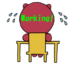 Iyashi-Kuma English Version sticker #11690229