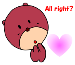 Iyashi-Kuma English Version sticker #11690232