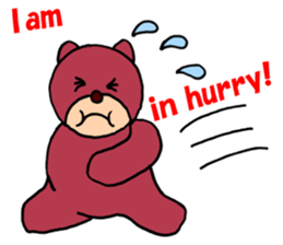 Iyashi-Kuma English Version sticker #11690235