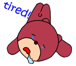 Iyashi-Kuma English Version sticker #11690236