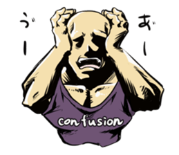 Mr. muscle of  facial expression sticker #11690292