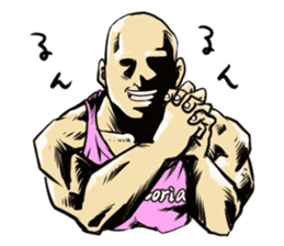 Mr. muscle of  facial expression sticker #11690293