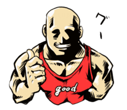 Mr. muscle of  facial expression sticker #11690297