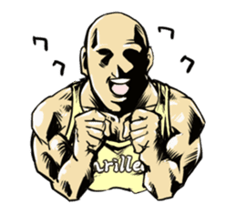 Mr. muscle of  facial expression sticker #11690301
