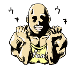 Mr. muscle of  facial expression sticker #11690305