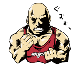 Mr. muscle of  facial expression sticker #11690306