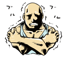 Mr. muscle of  facial expression sticker #11690307