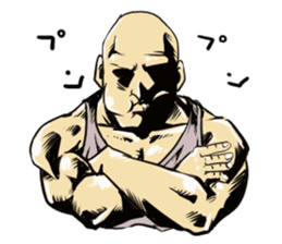 Mr. muscle of  facial expression sticker #11690310