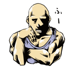 Mr. muscle of  facial expression sticker #11690311
