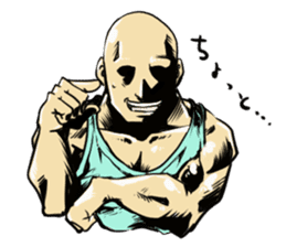 Mr. muscle of  facial expression sticker #11690314