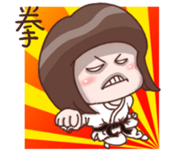 Every day can not be so cute girl sticker #11690570