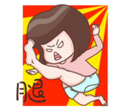 Every day can not be so cute girl sticker #11690571