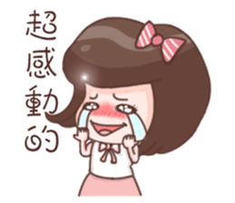 Every day can not be so cute girl sticker #11690585