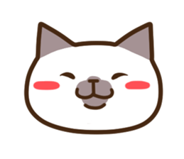 Funny Funny Siamese cat sticker #11690681