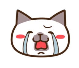 Funny Funny Siamese cat sticker #11690687
