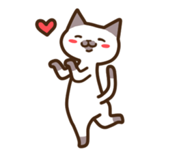 Funny Funny Siamese cat sticker #11690690