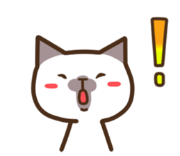 Funny Funny Siamese cat sticker #11690703