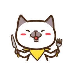 Funny Funny Siamese cat sticker #11690708