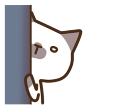 Funny Funny Siamese cat sticker #11690710