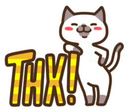Funny Funny Siamese cat sticker #11690717