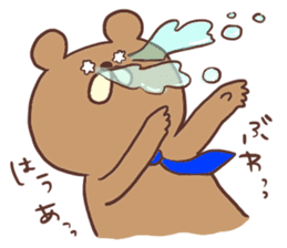 Salaryman bear kumao sticker #11690991