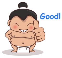 Skylar the Sumo Wrestler sticker #11691883