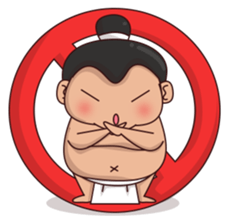 Skylar the Sumo Wrestler sticker #11691884