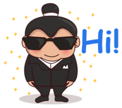 Skylar the Sumo Wrestler sticker #11691885