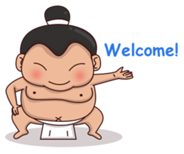 Skylar the Sumo Wrestler sticker #11691890