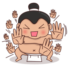 Skylar the Sumo Wrestler sticker #11691893