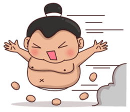 Skylar the Sumo Wrestler sticker #11691896