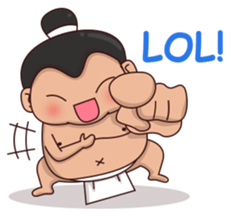 Skylar the Sumo Wrestler sticker #11691903