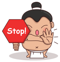 Skylar the Sumo Wrestler sticker #11691907