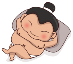 Skylar the Sumo Wrestler sticker #11691908