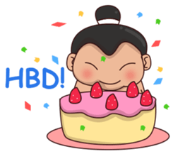 Skylar the Sumo Wrestler sticker #11691914