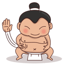 Skylar the Sumo Wrestler sticker #11691919