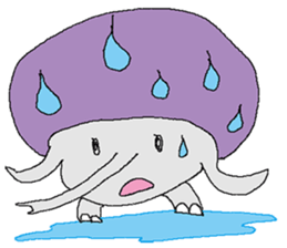 small elephant mamezou sticker #11691921