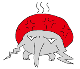 small elephant mamezou sticker #11691931