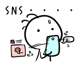 Negative thinking Kokopelli sticker #11692244