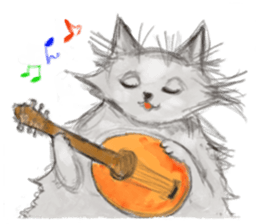 simple and natural cat sticker sticker #11692403