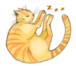 simple and natural cat sticker sticker #11692411