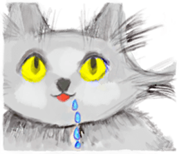 simple and natural cat sticker sticker #11692415