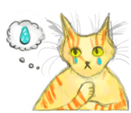 simple and natural cat sticker sticker #11692418