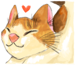 simple and natural cat sticker sticker #11692419