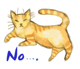 simple and natural cat sticker sticker #11692421