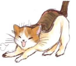 simple and natural cat sticker sticker #11692426